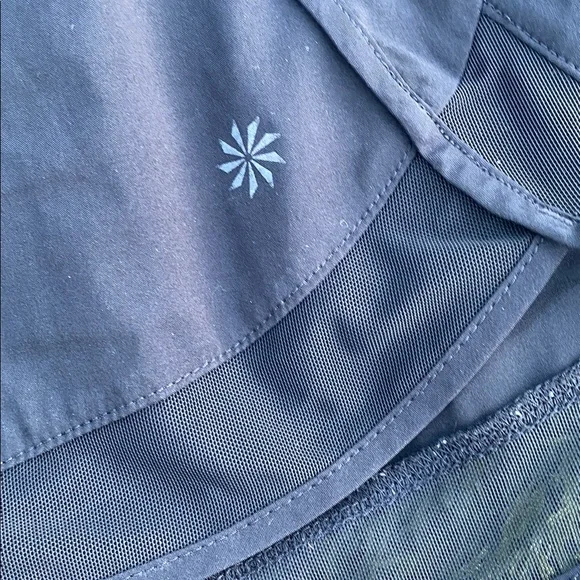 Athleta Black Athletic Shorts “Mesh Racer Run” size small - Picture 4 of 4